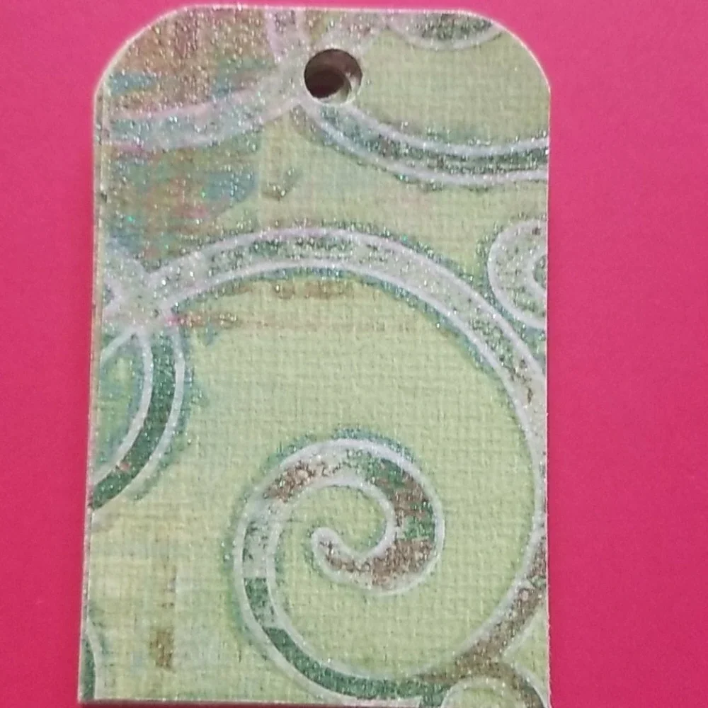48 Hand Cut Multicolored Cardstock Christmas Gift Tags